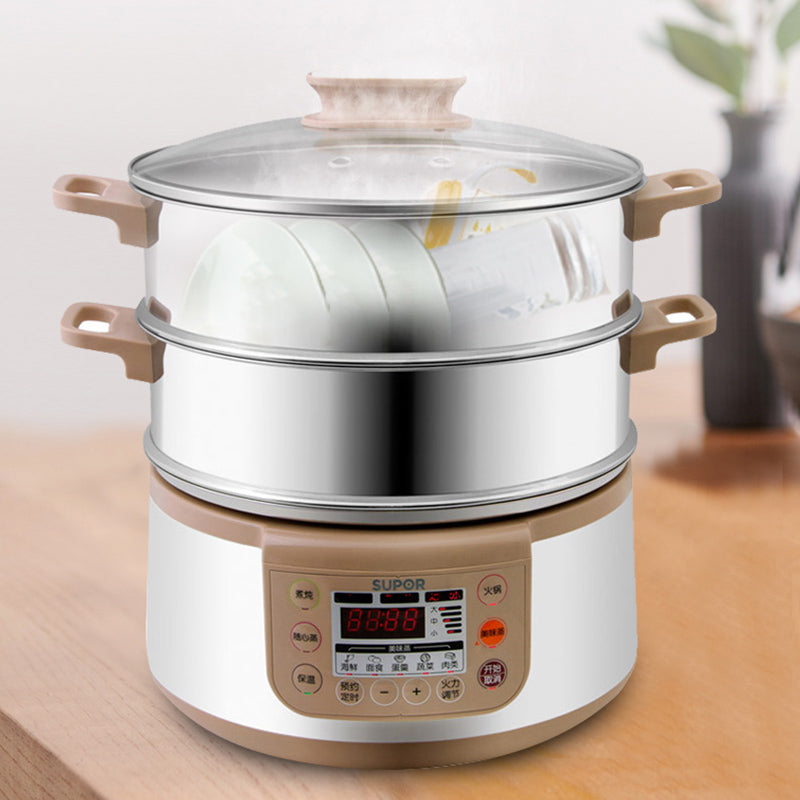 Multipurpose Hot Pot Electric Removable Steamer Boiling Steaming Buns