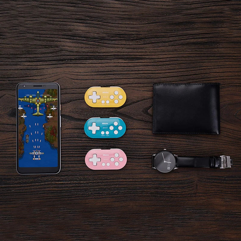 8BitDo Zero 2 Bluetooth Gamepad Mini Controller Compatible for Nintend ...