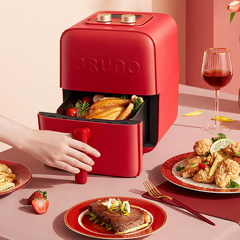 Digital Air Fryer Non-stick Liner Multifunctional Snack Machine BRUNO