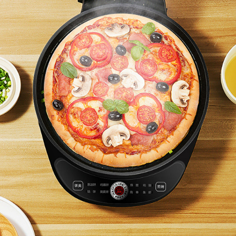 Non-stick Electric Double-sided BBQ Grill Fry Pizza Smart Baking Pan ...