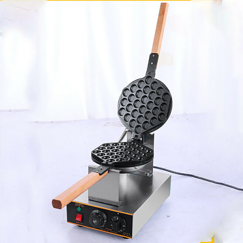 Non-stick Electric Egg Waffle Roll Cake Commercial Machine Heating Pancake