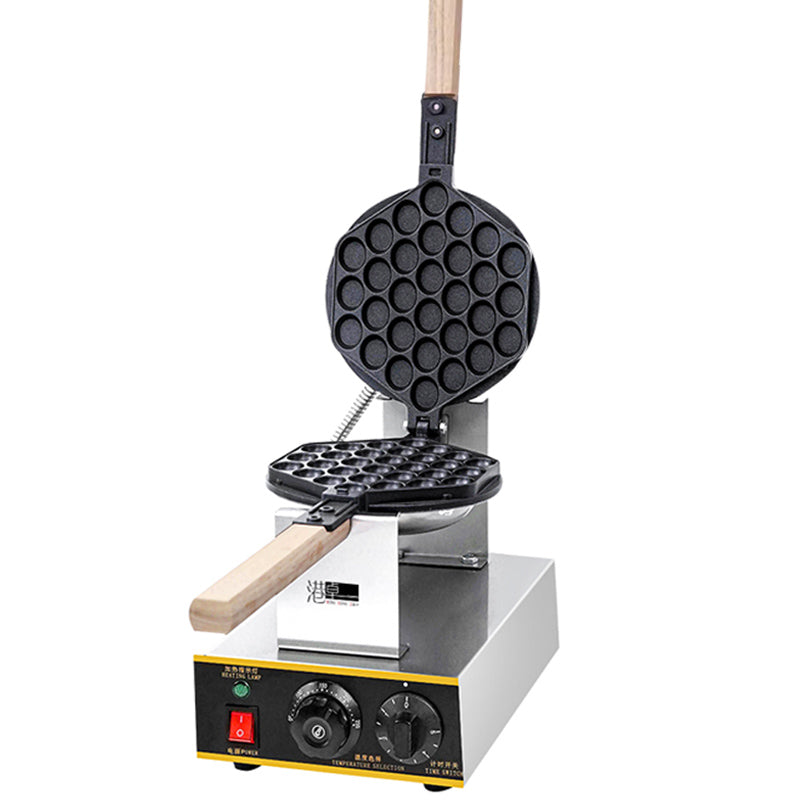 Non-stick Electric Egg Waffle Roll Cake Commercial Machine Heating Pancake