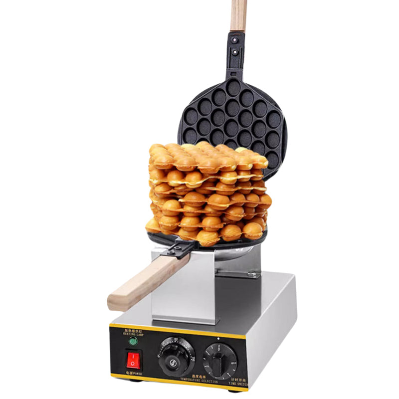 Non-stick Electric Egg Waffle Roll Cake Commercial Machine Heating Pancake