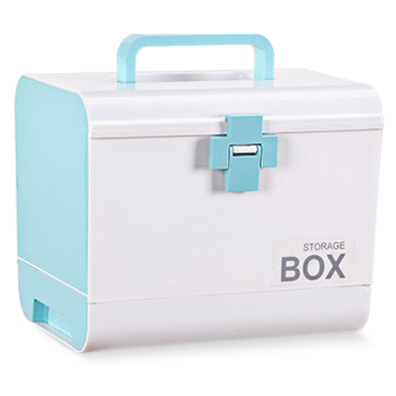 Drug Kit Box Medicine First Aid Kit Emergency Drug Home Medical Storage Plastic Dus ...