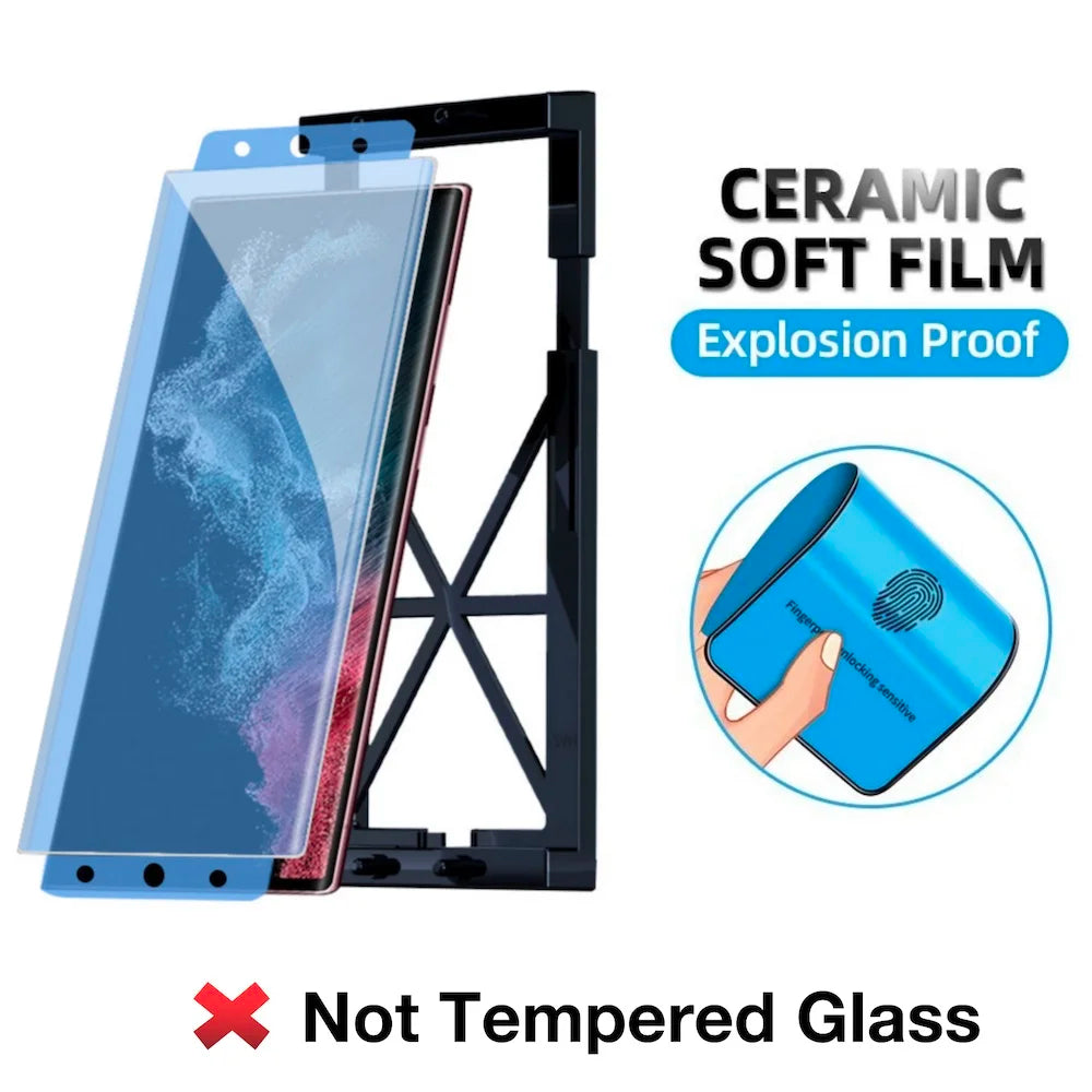 For Samsung Note 20 10 9 8 Plus 20 Ultra 20Ultra 10PLUS NOTE 20 Note20 Note10Plus Screen Protector With Install Kit Not Glass