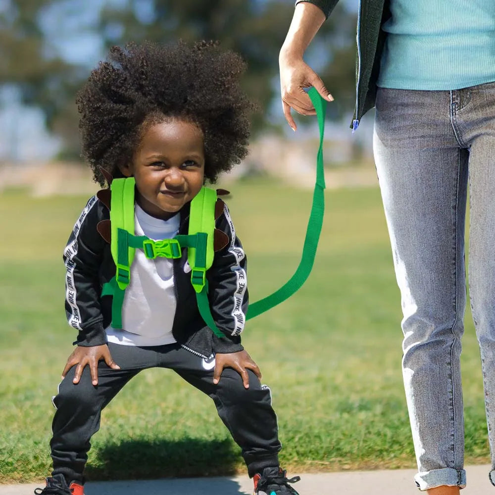 Toddler Backpack Leash, Safety Harness Dinosaur Bag