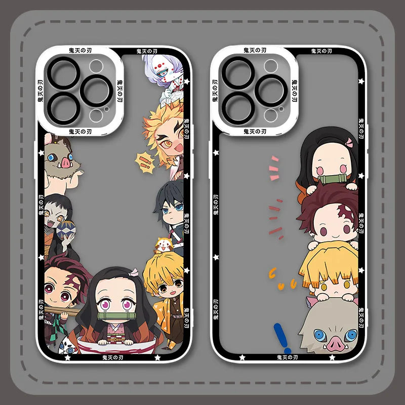 Anime Demon Slayer Case for iPhone 15 14 Pro Max 13 12 Mini 11 Pro XR –  ottostore