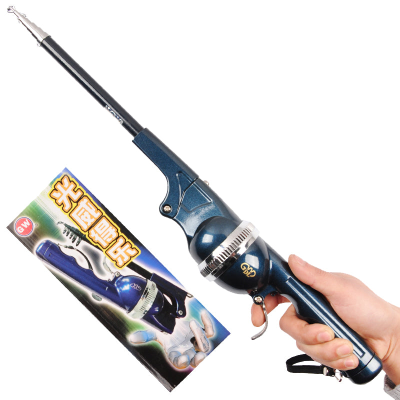 Portable Ultra Folding Throwing Rod Set Mini Travel Fishing Rod