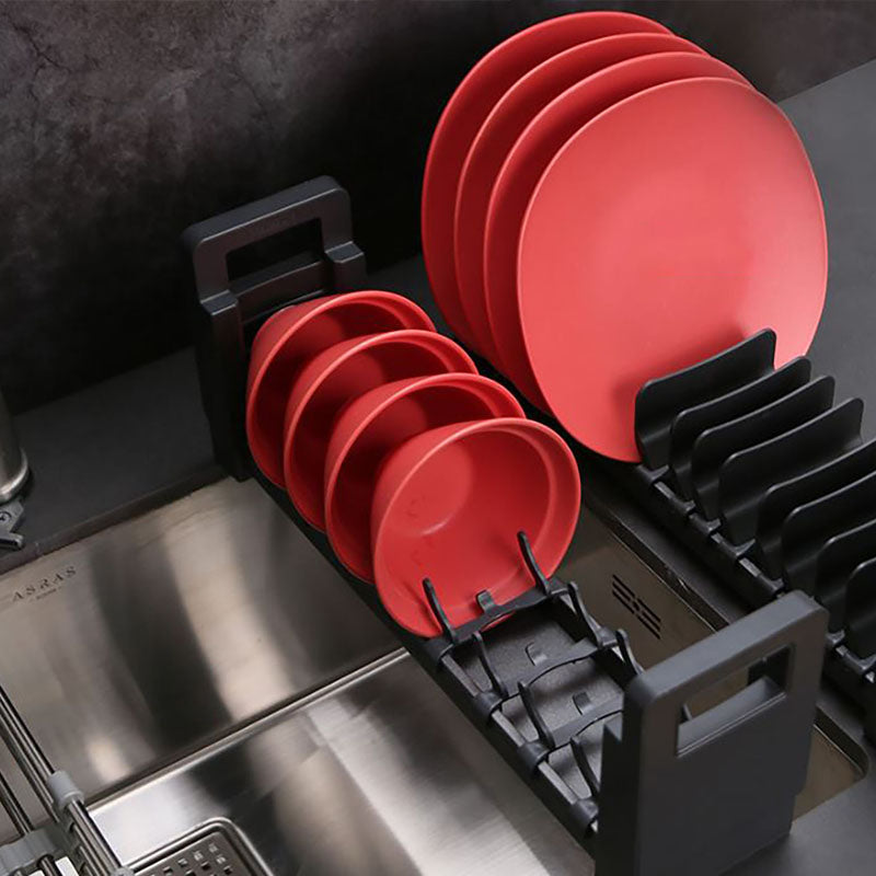 Drawer Built-in Storage Rack Bowls Dish Sinks Drain Cabinets Kitchen D ...
