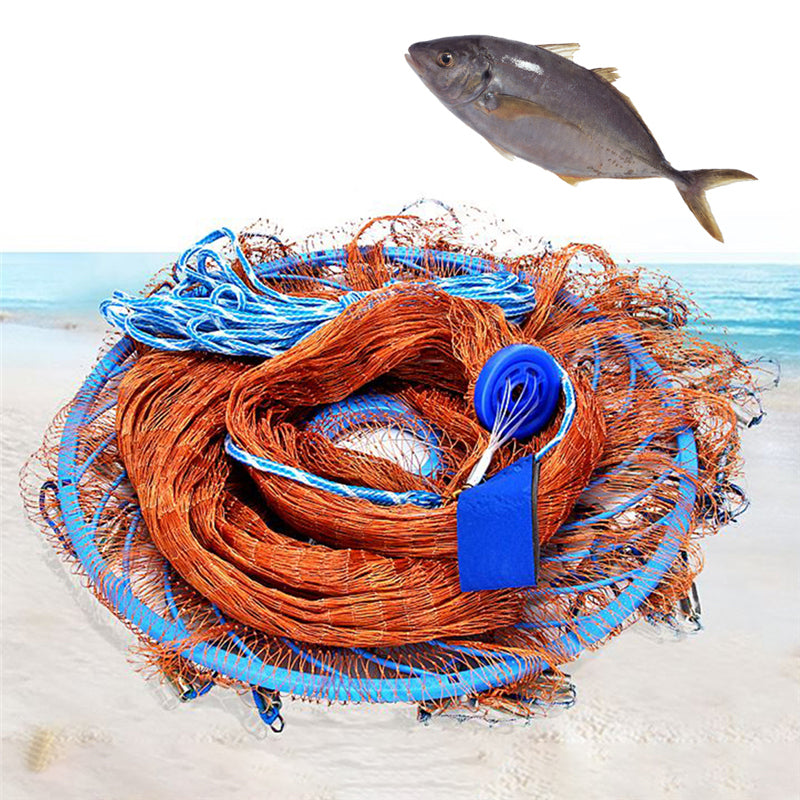 Flying Disk Fishing Net Hand Throw Cast Frisbee Nylon Mesh Net – ottostore