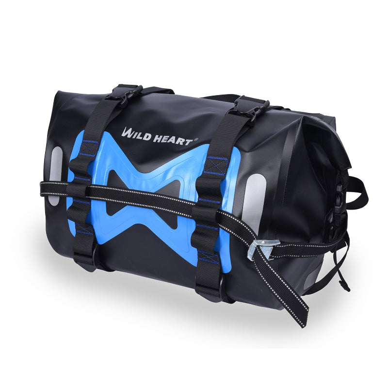 Wild Heart Motorcycle Saddle Bag Waterproof Double Pannier Helmet