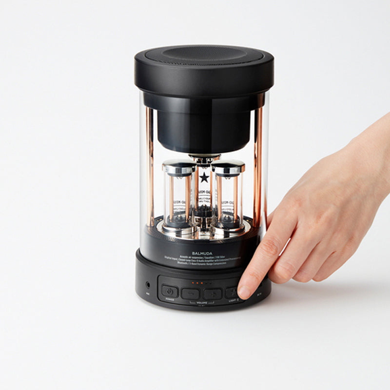 BALMUDA - 超美品　BALMUDA THE Speaker M01A-BK ワイヤレス バルミューダ ザ・スピーカー BALMUDA The Speaker M01A-BK M01A