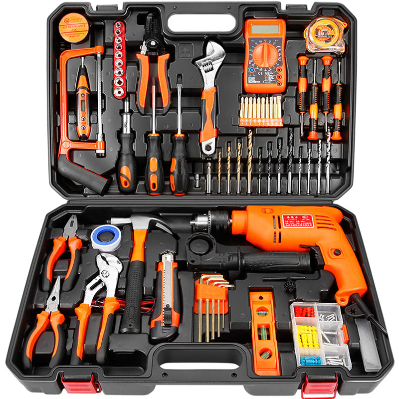 Home Economical Handy Toolbox Set Multi-function Plier Screwdriver Bit ...