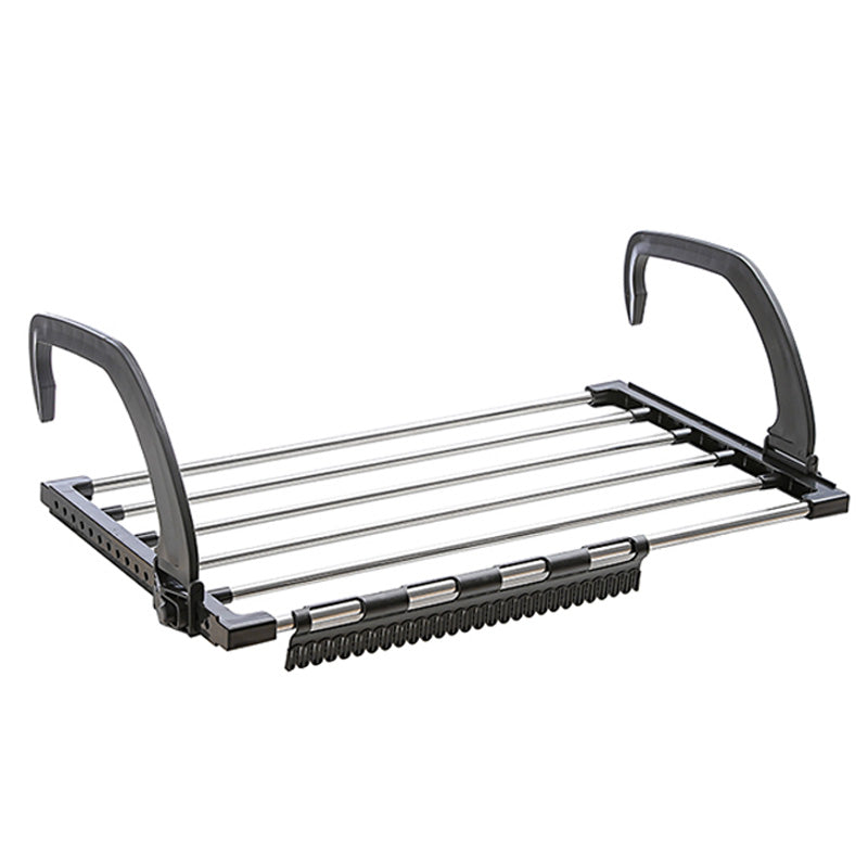 Window Sill Drying Rack Telescopic Foldable Window Sill Drying Rod Balcony Hanging Shoe Rack ...