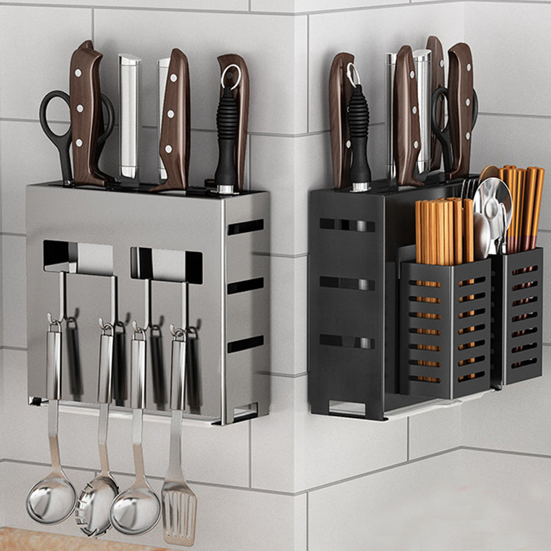 Multifunctional Knife Holder Kitchen Shelf Utensils Storage Rack Wall ...