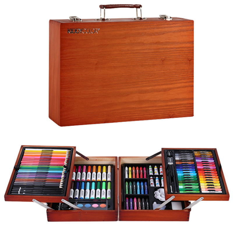 Double-layer Wooden Magic Box Set Children Color Painting Art Birthday ...