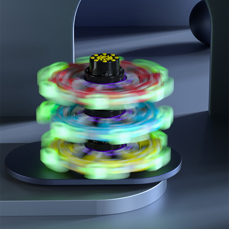 Deformable Transformers Fidget Spinner Children's Rotating Light-emitt ...