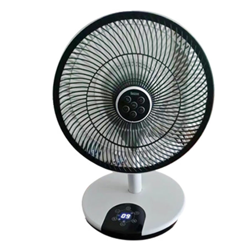 360-degree Rotation Low Noise Energy Saving Remote Control Floor Fan S ...