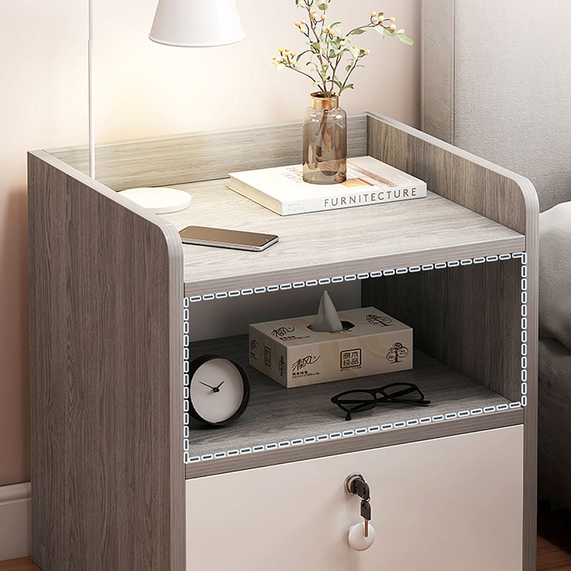 Bedside Table Bedroom Storage Home Furniture Locker Privacy Sh