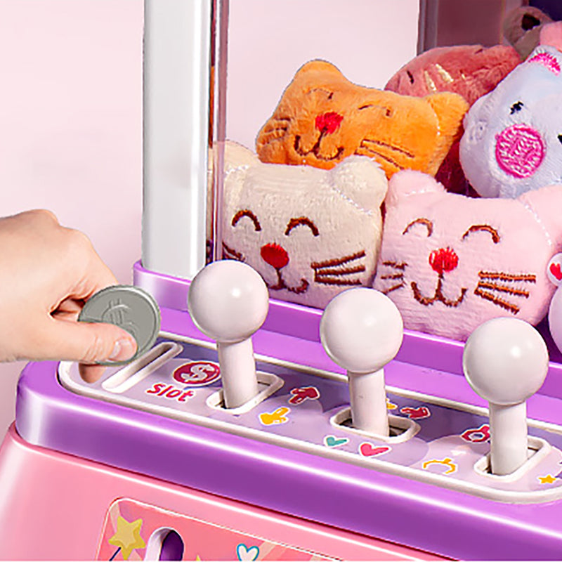 Toy Grabbing Machine Children's Toy Baby Girl Grabbing Coin-operated Claw Machine Birthday ...