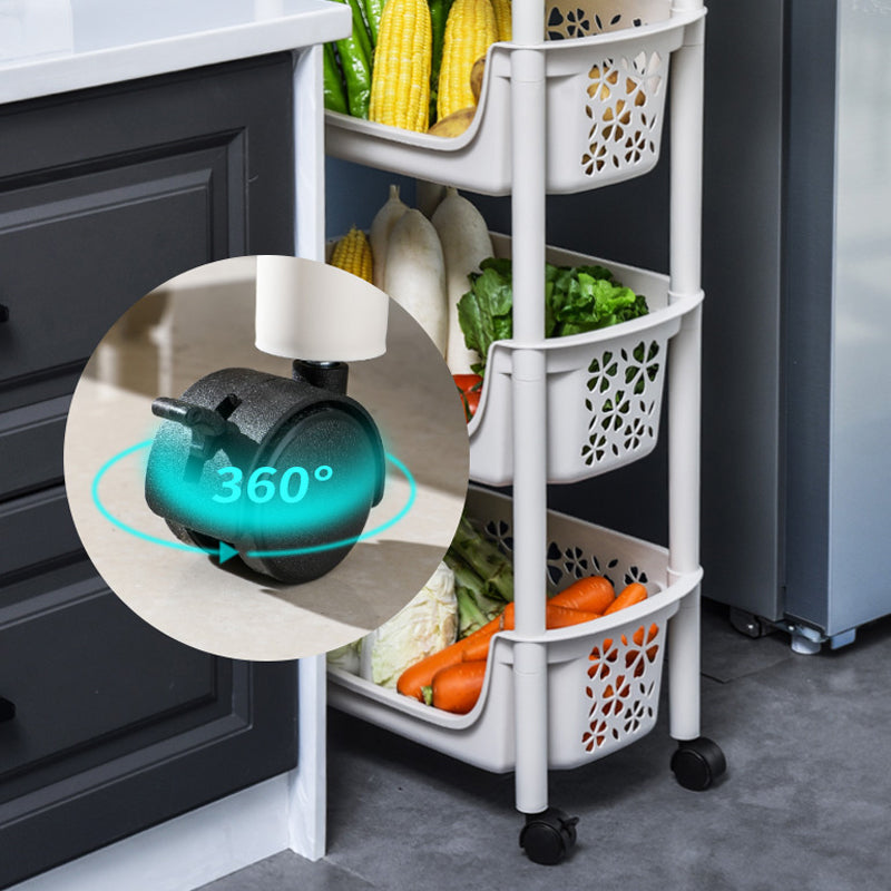 Layered Vegetable Rack Kitchen Fruit Vegetable Rack Multi-layer Storage Shelves Basket Univer ...