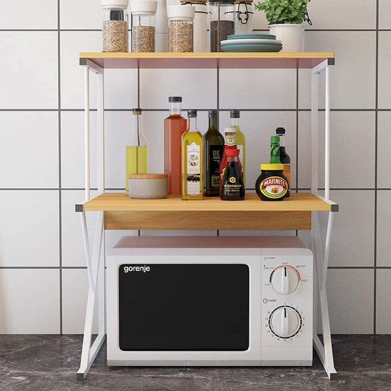 Kitchen Multi-layer Storage Shelf Microwave Rice Cooker Rack Counterto ...