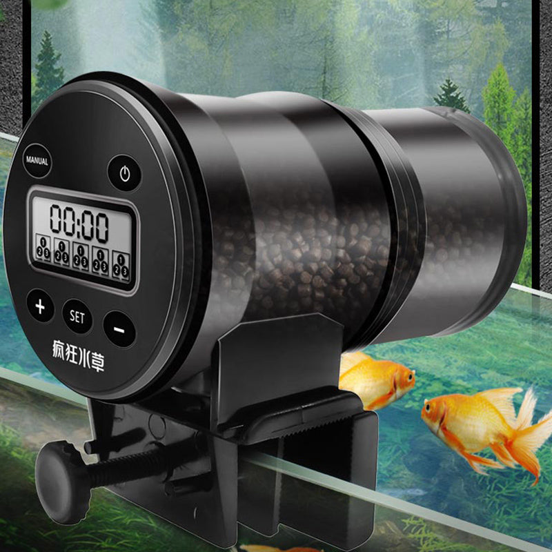 Automatic Fish Food Timer Aquarium Fish Feeder Tank Timer Adjustable Food Dispenser Manual Autom ...