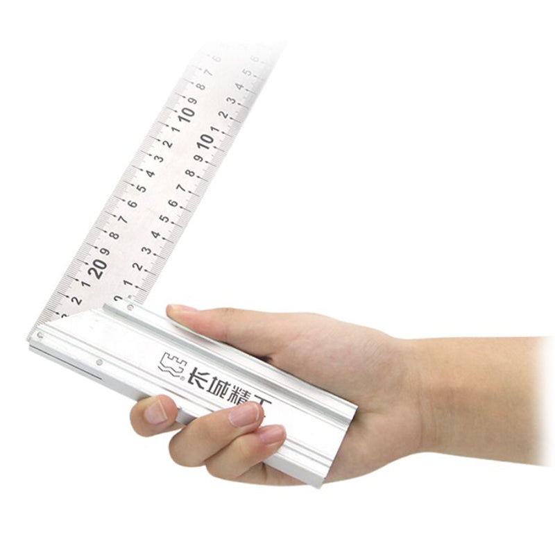 Aluminum Alloy Steel Angle Ruler High Precision Thickened Wide Seat Sq ...