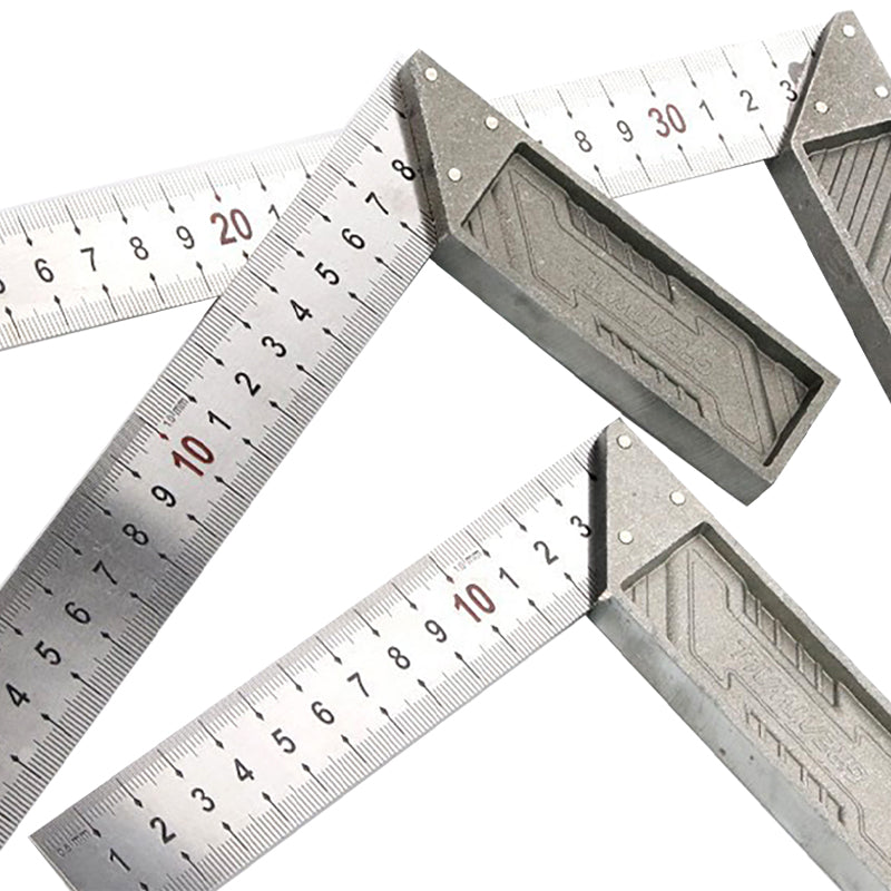 Carpentry Right-angle Ruler Zinc Alloy Steel Sturdy High-precision 1A ...