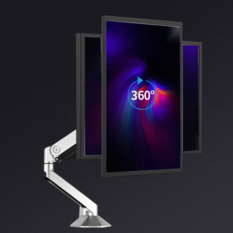 Display Single Arm Handy Desktop Computer Monitor Stand Telescopic Bra ...