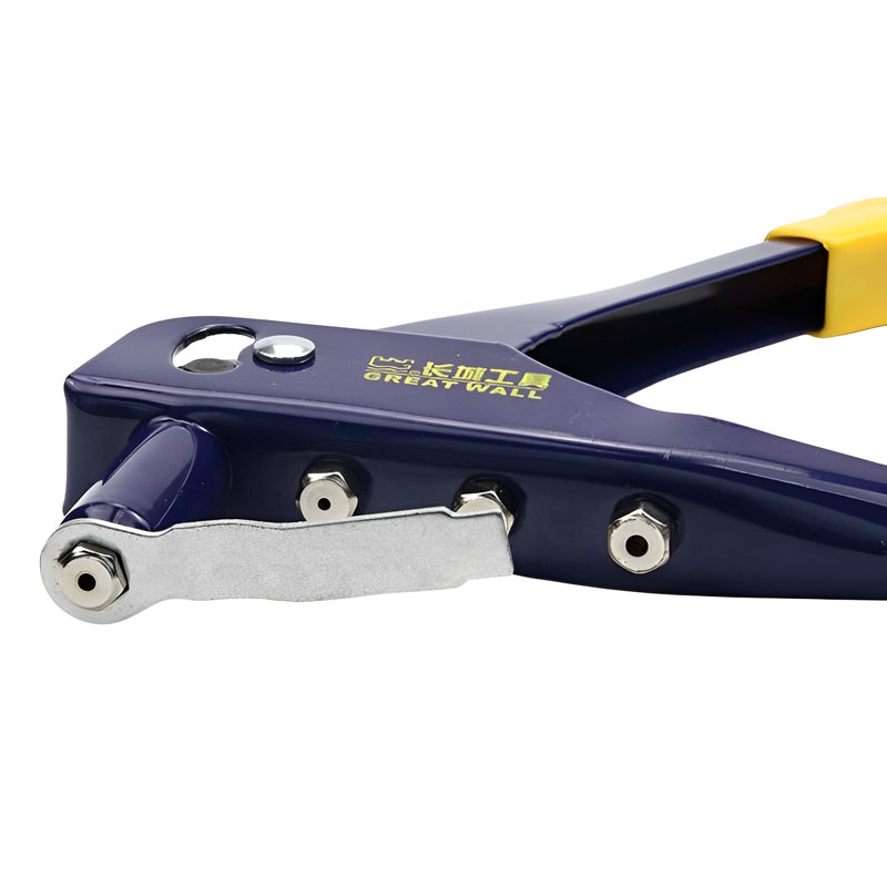 Single Cap Rivet Tool Stainless Steel One-hand Rivet Gun Manual Core Comfort grip Handle Har ...