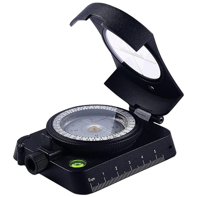 Luminous Compass Handheld Waterproof Two-sided Professional Luminous Compass Navigation ...